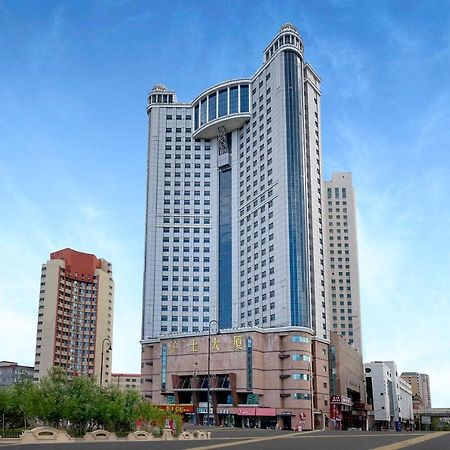 Hanting Hotel Harbin Railway Station Square Exterior foto